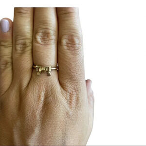 Brass Bow Ring